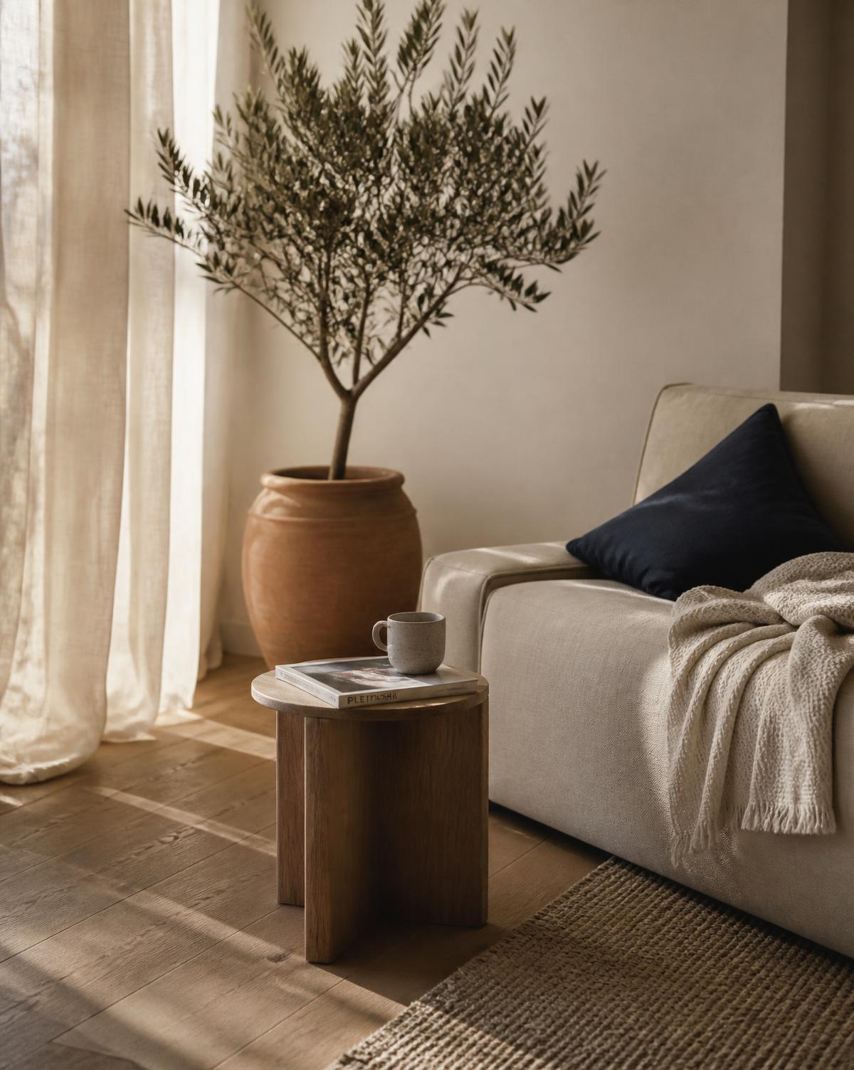 Ambiente acolhedor de um imóvel preparado para receber hóspedes com conforto e elegância